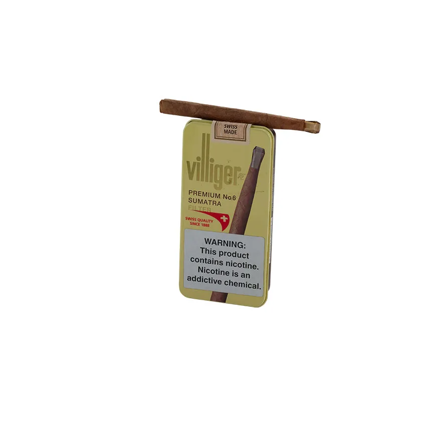 Villiger Premium No. 6 Honey Natural | Cigarillo | Tin of 10