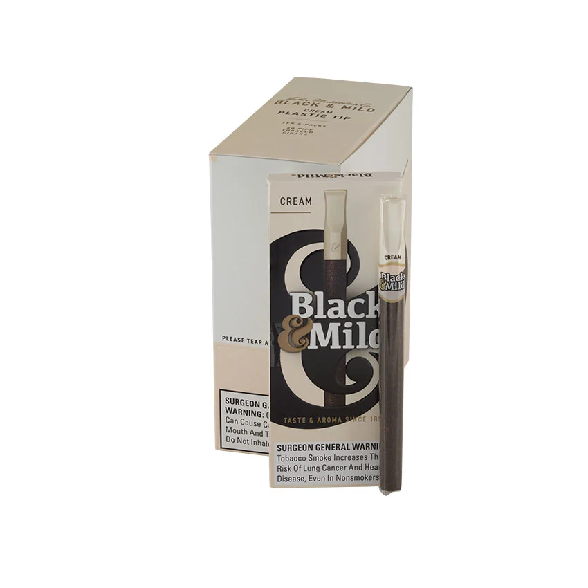 Black & Mild by Middleton Cream (5) Natural | Cigarillo | Pack of 50