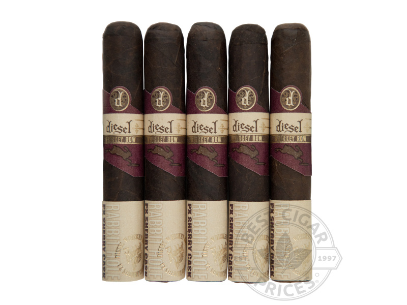 Diesel Whiskey Row Sherry Cask Robusto - 5 Cigars