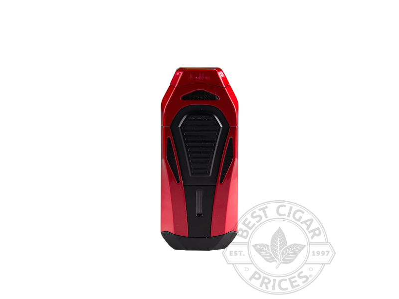Colibri Boss Triple Torch Lighter & Cutter - Red & Black - Box of 20