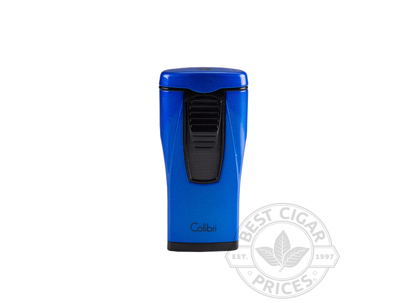 Colibri Monaco Metallic Triple Jet Flame Lighter - Blue - Box of 20