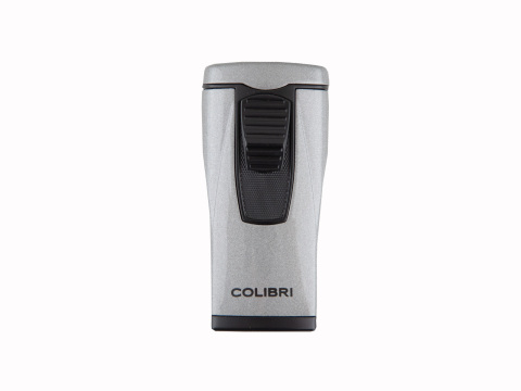 Colibri Monaco Metallic Triple Jet Flame Lighter - Silver - Box of 20