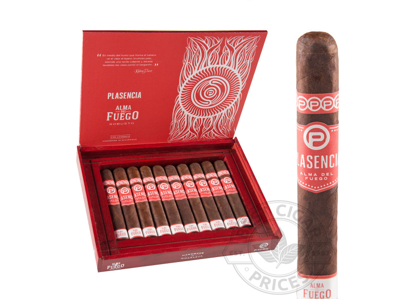 Plasencia Alma Del Fuego Candente - 10 Cigars