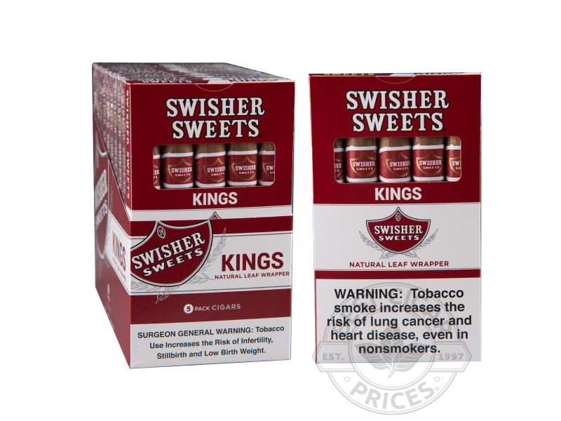 Swisher Sweets Kings - Small Packs: 50 Cigarillos