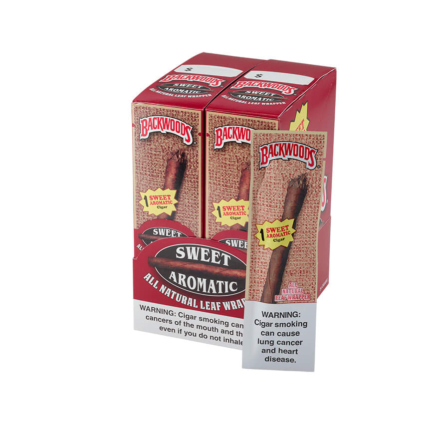 Backwoods Sweet Aromatic Natural | Small Cigar | Upright of 24