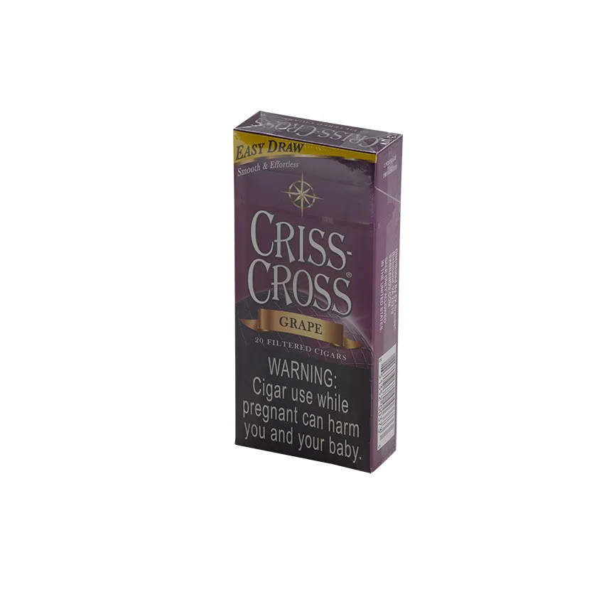 Criss Cross Heavy Weights Grape (20) Natural | Filtered Cigar | Pack of 20