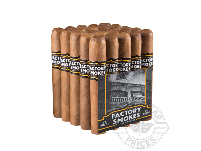 Factory Smokes Robusto Shade By Drew Estate - Bundle - 25 Total Cigars