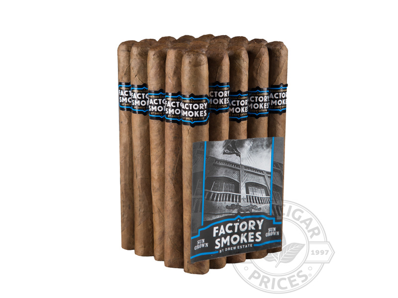 Factory Smokes Churchill Sun Grown By Drew Estate - Bundle - 25 Total Cigars