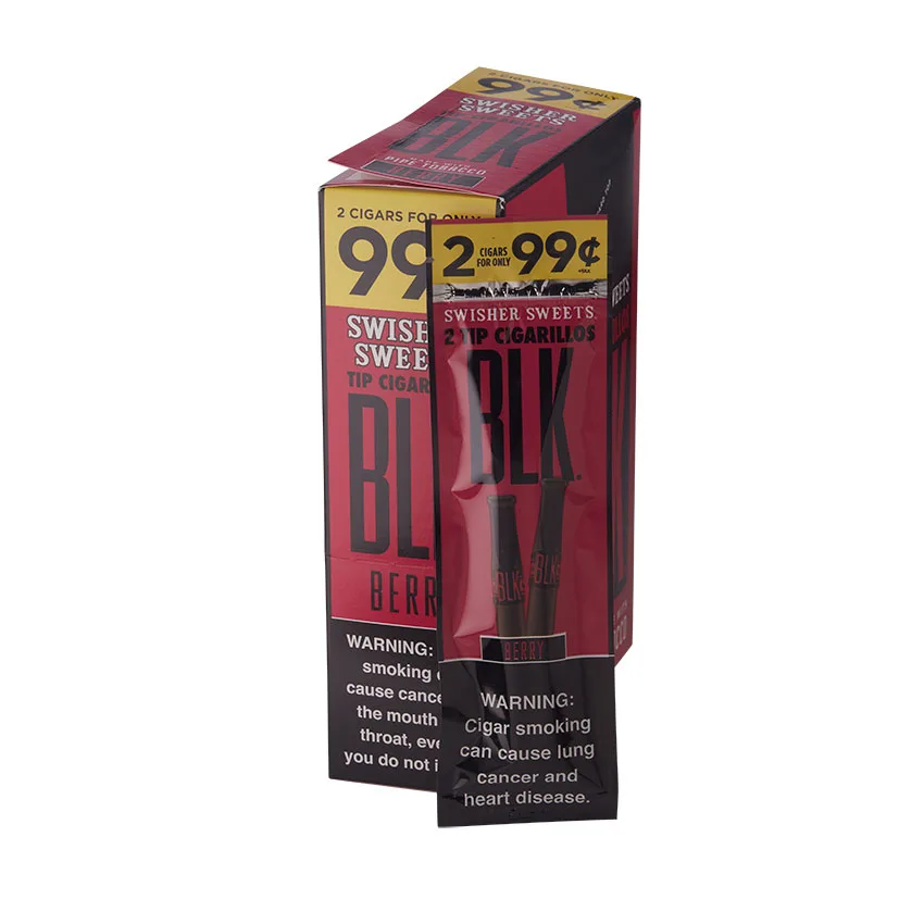 Swisher Sweet Blk Berry (2) Natural | Cigarillo | Upright of 30