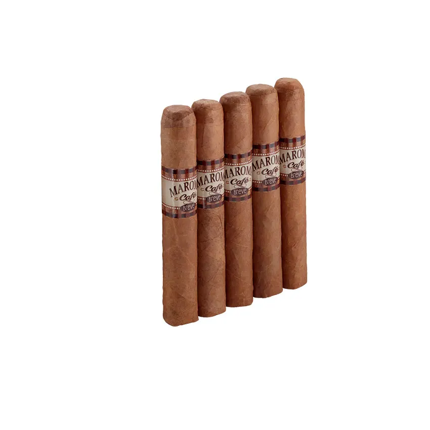 Maroma Cafe Breve Robusto Natural | Robusto | Pack of 5