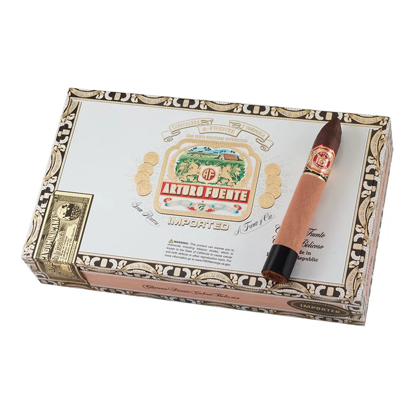 Arturo Fuente Sun Grown Cuban Belicoso Natural | Belicoso | Box of 24