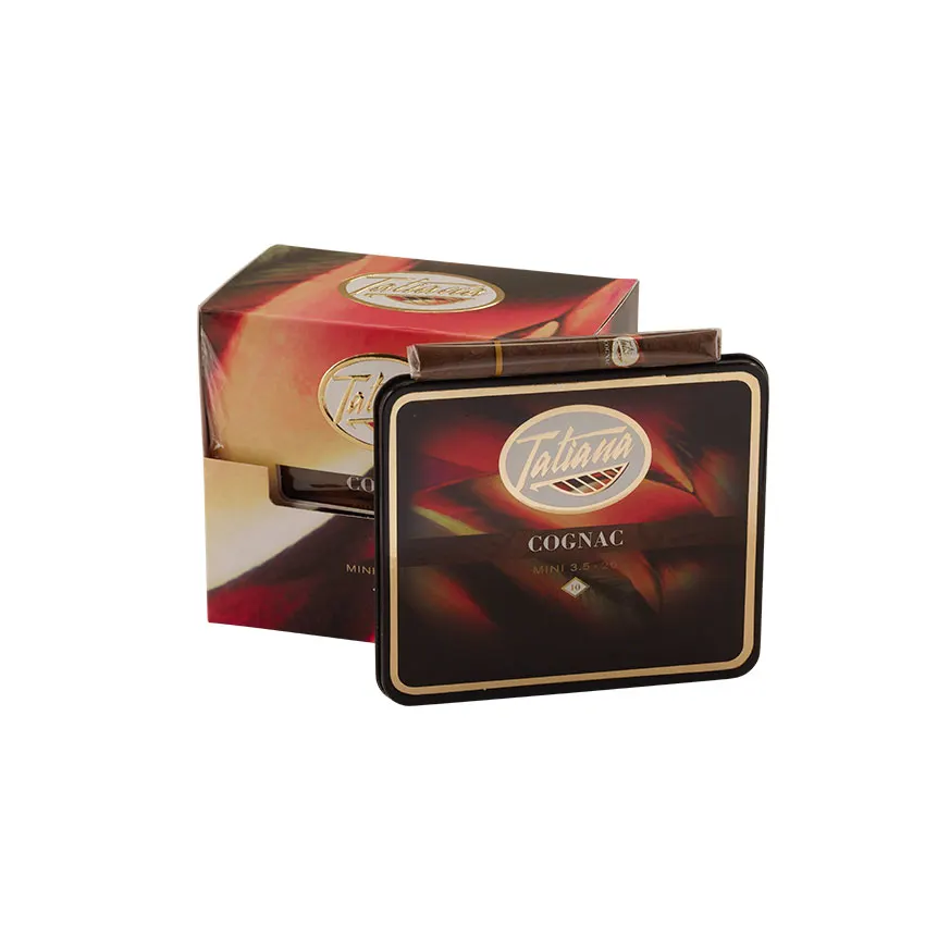 Tatiana Tins Cognac 5/10 Natural | Cigarillo | Pack of 50