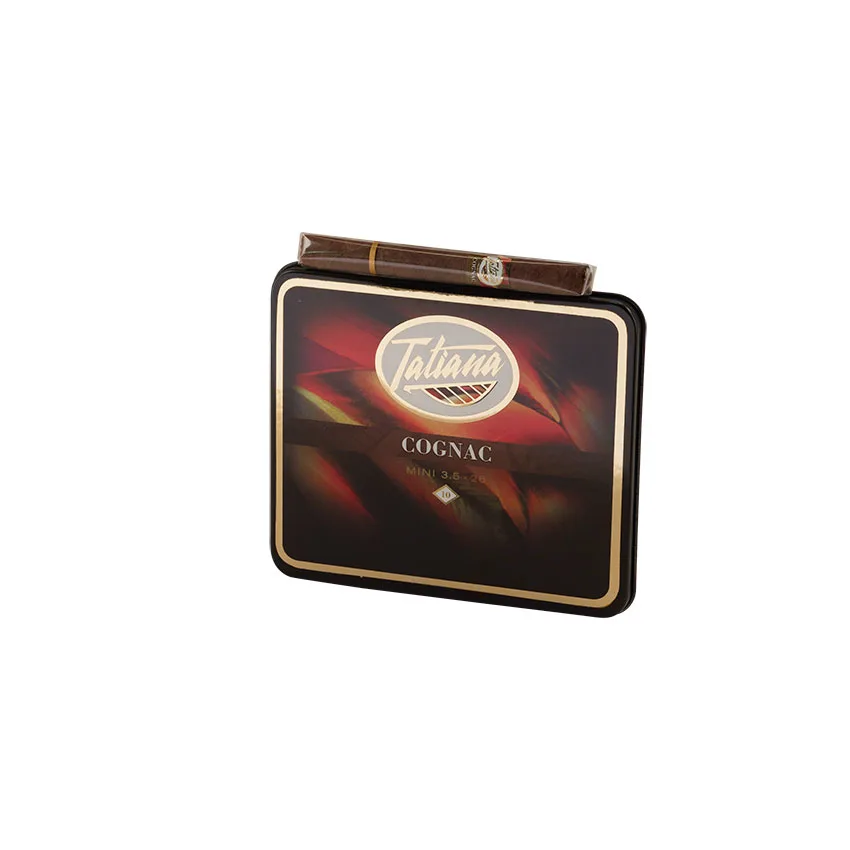 Tatiana Tins Cognac 5/10 Natural | Cigarillo | Tin of 10