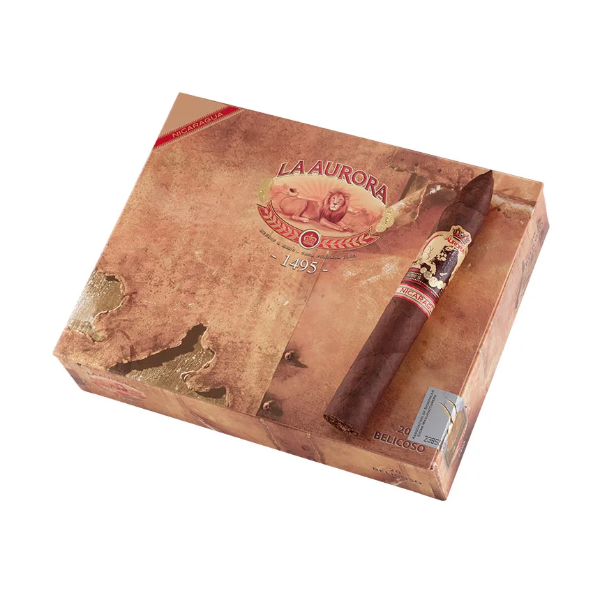 La Aurora 1495 Nicaragua Belicoso Natural | Belicoso | Box of 20