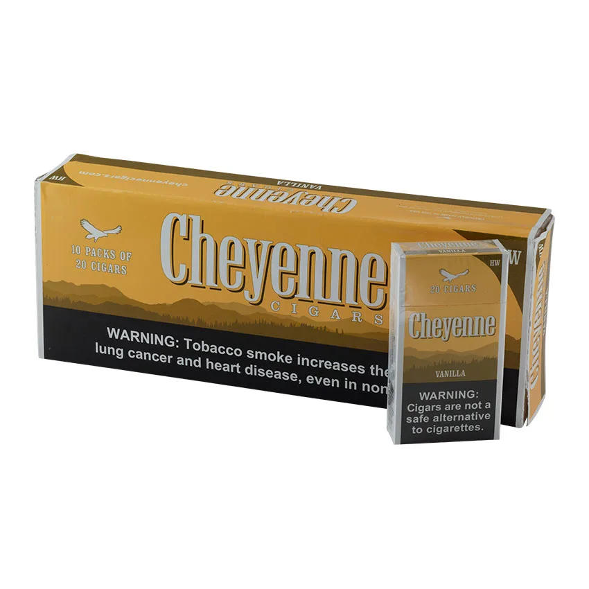 Cheyenne Heavy Weights Vanilla (20) Natural | Filtered Cigar | Carton of 200