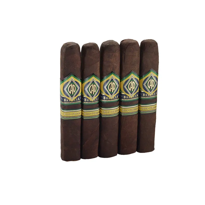 CAO Brazilia Box-Press Maduro | Robusto | Pack of 5