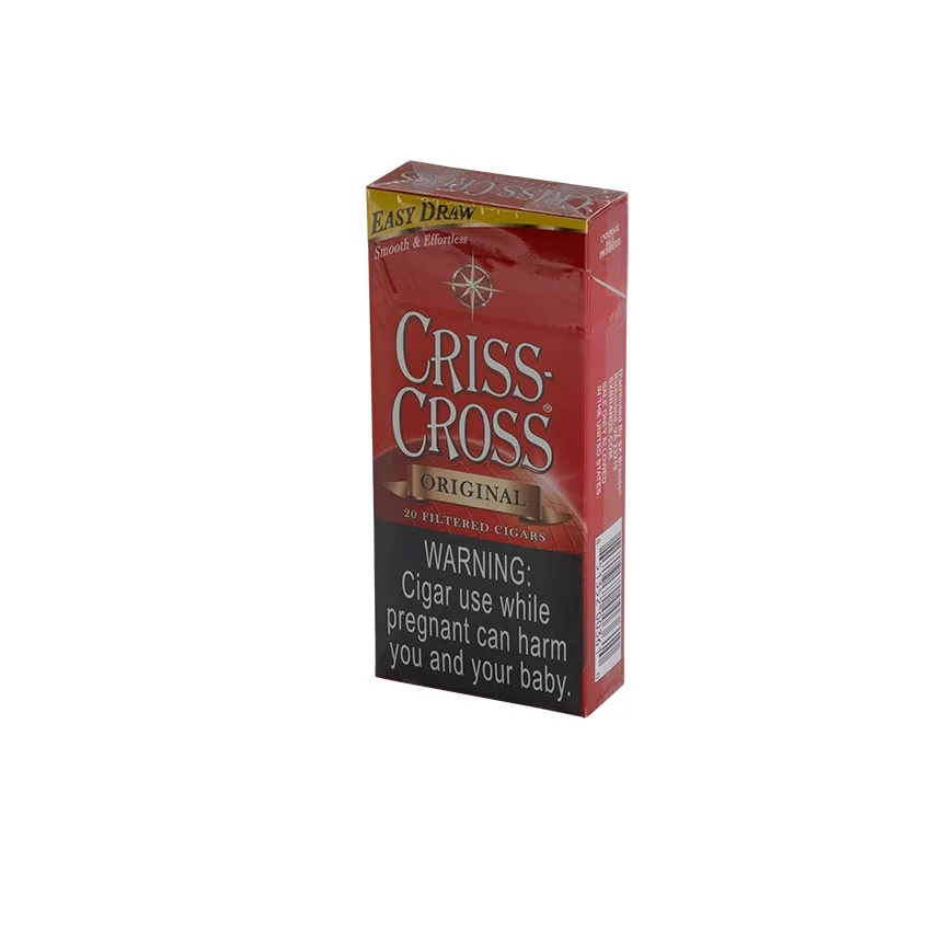 Criss Cross Heavy Weights Regular (20) Natural | Filtered Cigar | Pack of 20