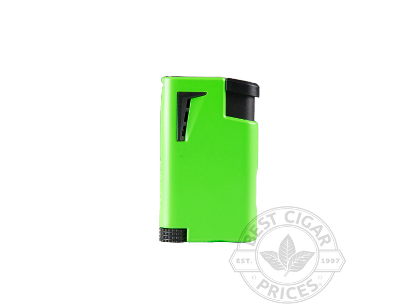 Xikar XK1 Single Jet Flame Lighter - Neon Green - Box of 20