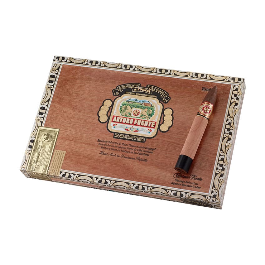 Arturo Fuente Sun Grown Chateau Fuente King B Natural | Belicoso | Box of 18