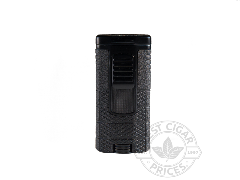 Xikar Tactical Single Jet Flame Lighter - Black On Black - Box of 20