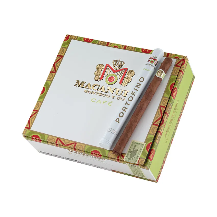 Macanudo Cafe Portofino (Tube) Natural | Panatela | Box of 25