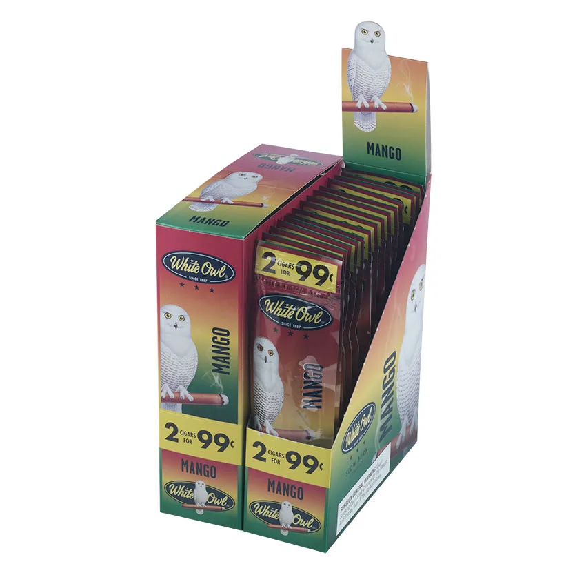 White Owl Mango (2) Natural | Cigarillo | Upright of 60