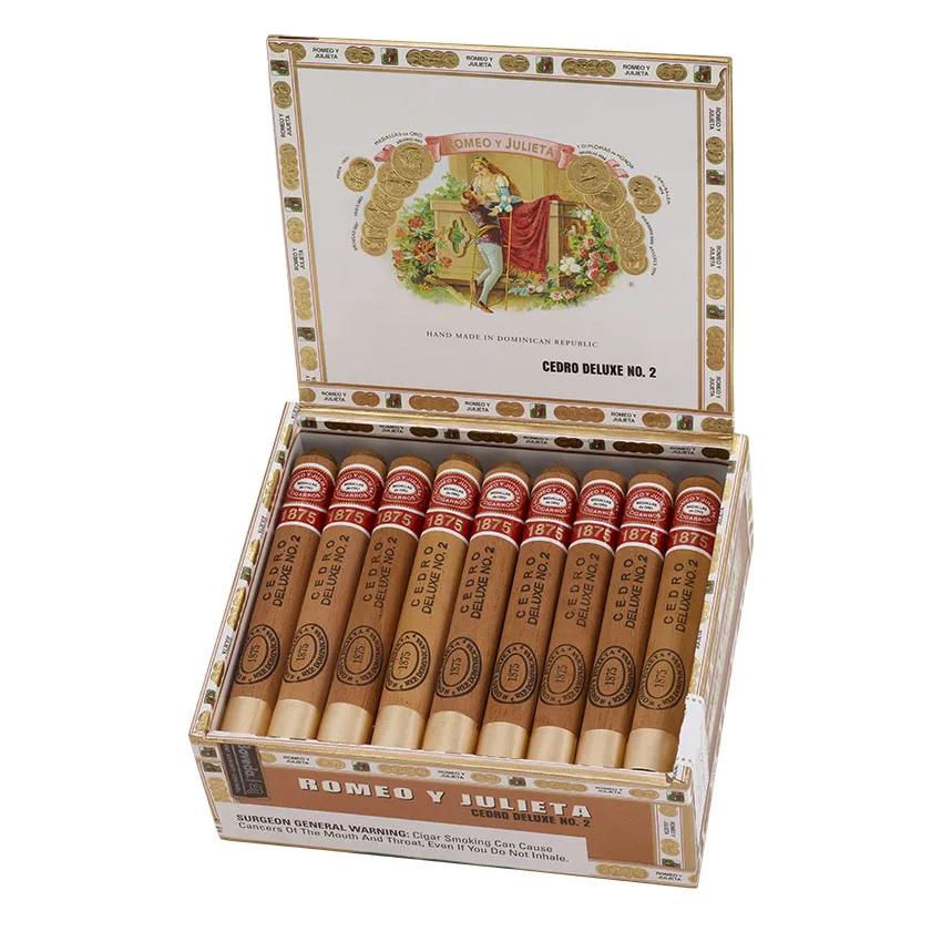 Romeo y Julieta 1875 Cedro Deluxe No. 2 Natural | Corona | Box of 25