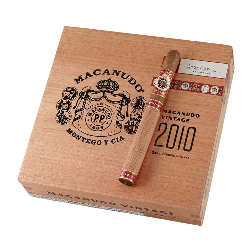 Macanudo Vintage 2010 Churchill Natural | Churchill | Box of 20