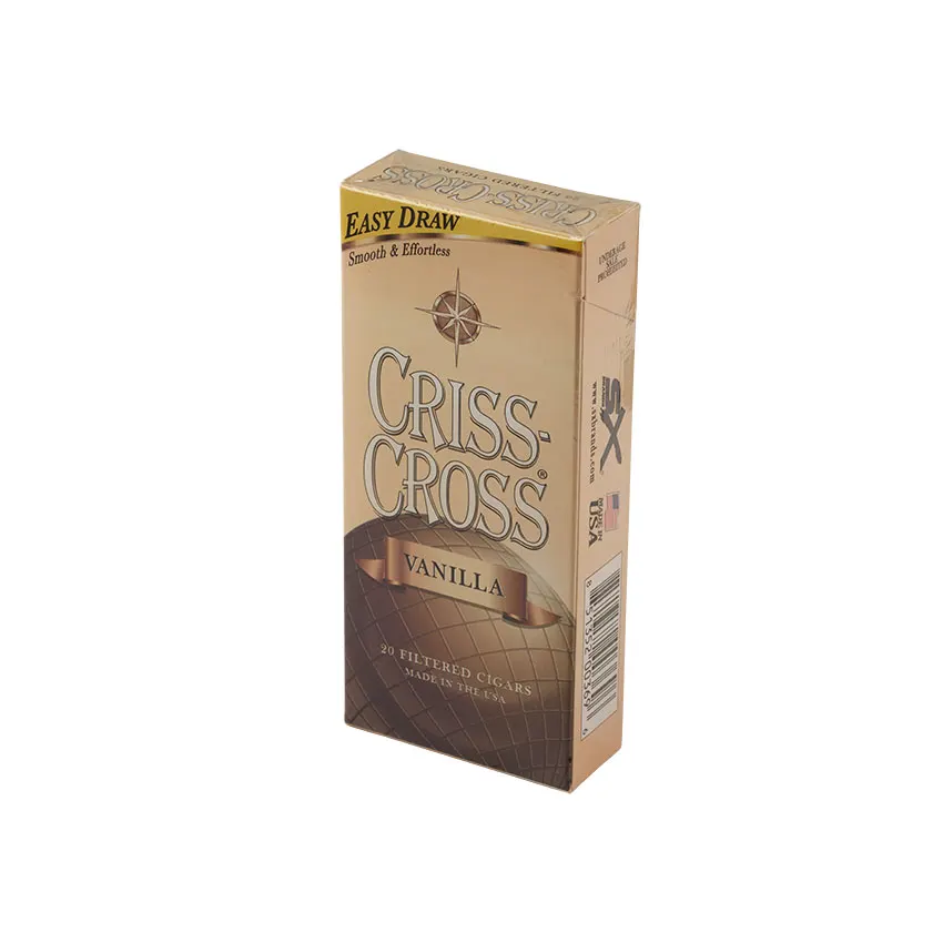 Criss Cross Heavy Weights Vanilla (20) Natural | Filtered Cigar | Pack of 20