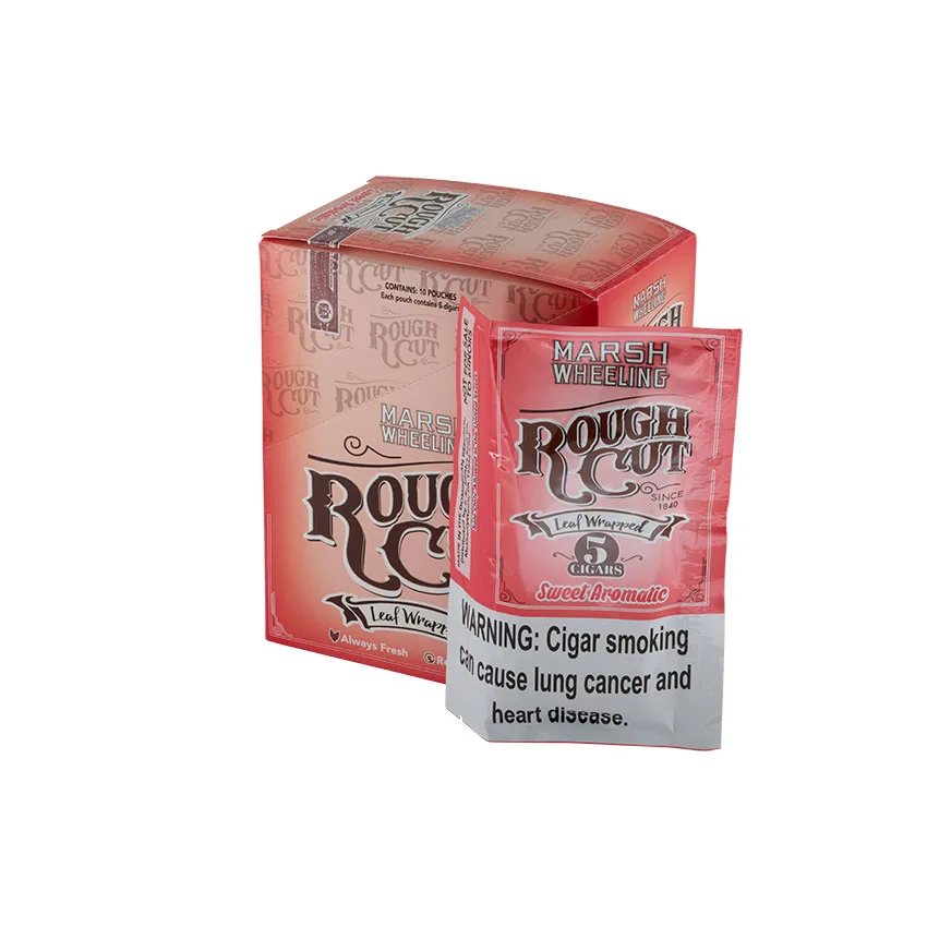 Marsh Wheeling Rough Cut Sweet Aromatic (5) Natural | Cigarillo | Pack of 50