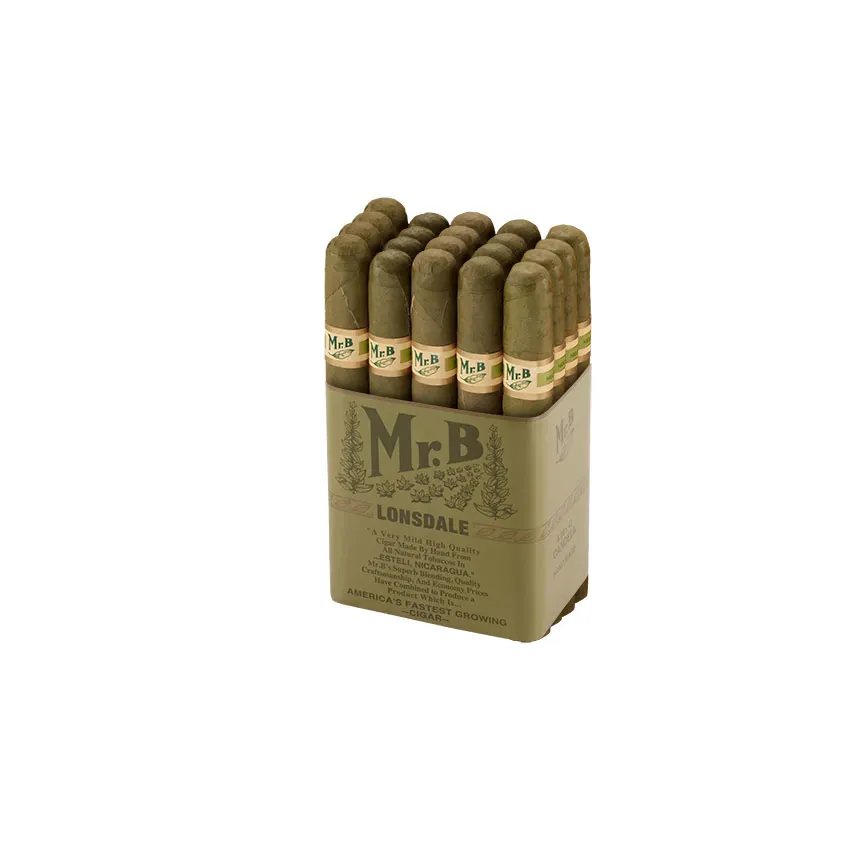 Mr. B Lonsdale Candela Claro | Lonsdale | Bundle of 20