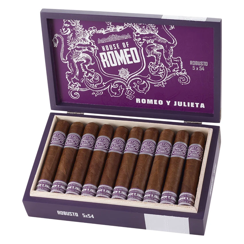 Romeo y Julieta House Of Romeo Robusto Natural | Robusto | Box of 20
