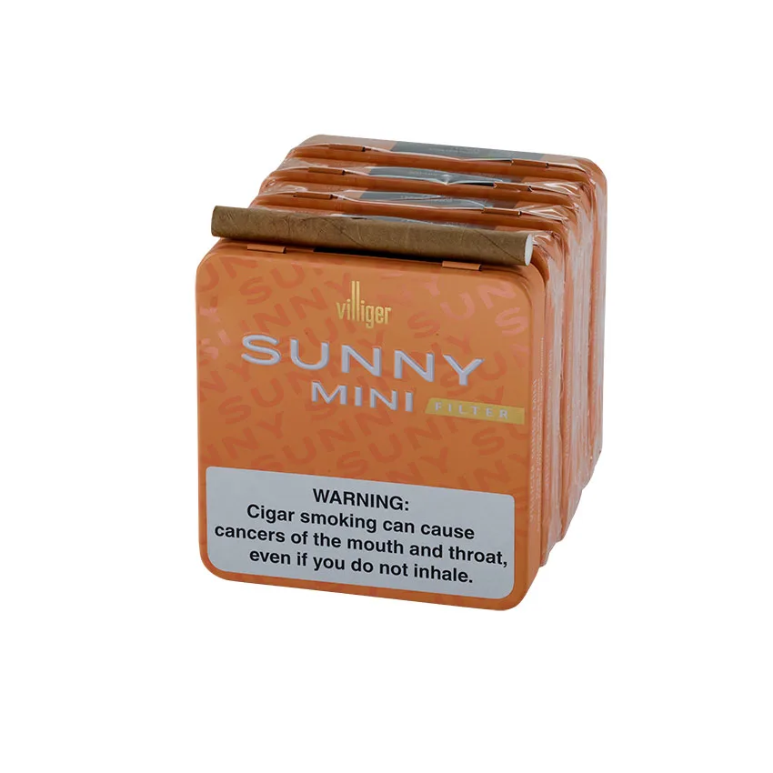 Villiger Sunny Peach Filter Natural | Filtered Cigar | Pack of 100