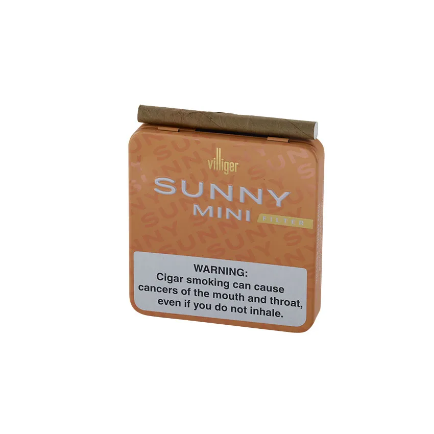 Villiger Sunny Peach Filter Natural | Filtered Cigar | Tin of 20