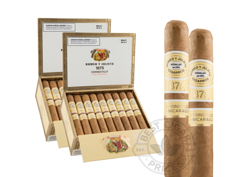 Romeo Y Julieta 1875 Connecticut Nicaragua Bully - 50 Cigars