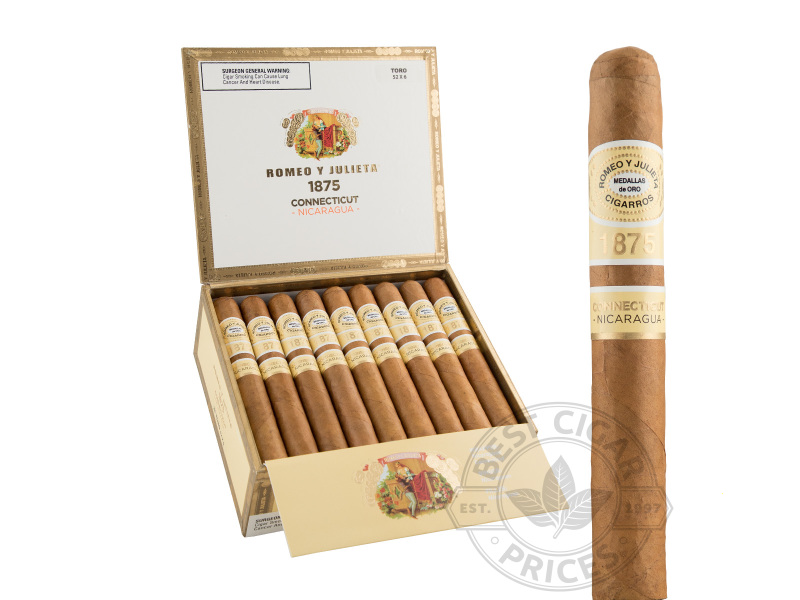 Romeo Y Julieta 1875 Connecticut Nicaragua Toro - 25 Cigars
