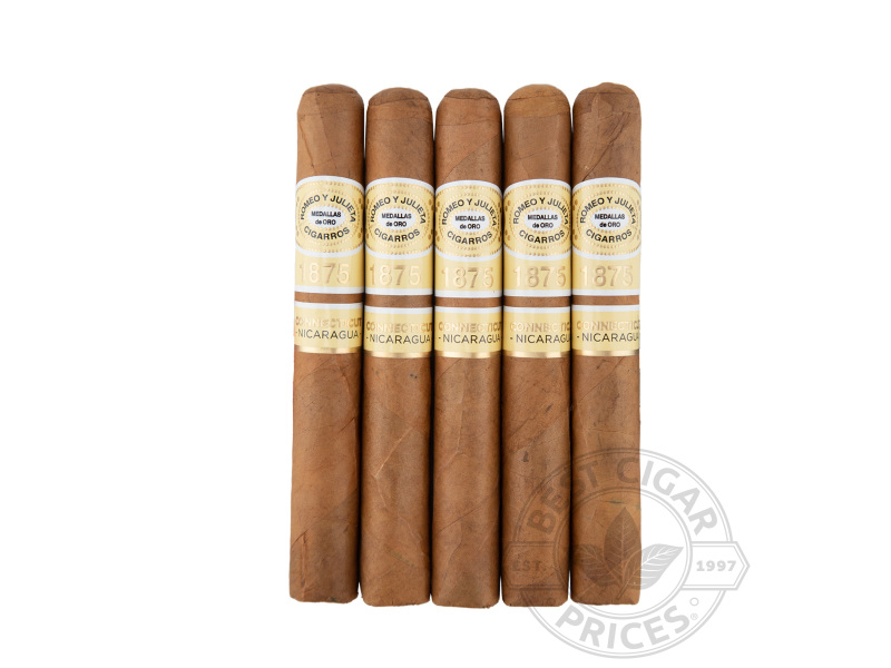 Romeo Y Julieta 1875 Connecticut Nicaragua Toro - 5 Cigars