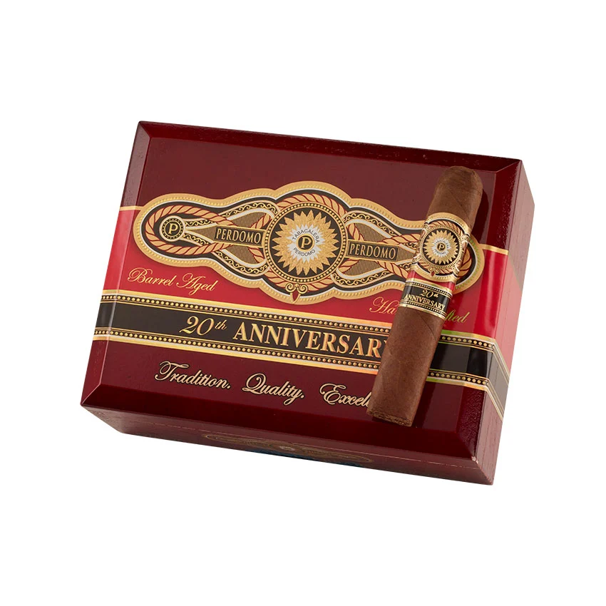 Perdomo 20th Anniversary Sun Grown Robusto Natural | Robusto | Box of 24