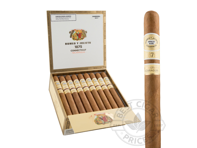 Romeo Y Julieta 1875 Connecticut Nicaragua Churchill - 25 Cigars