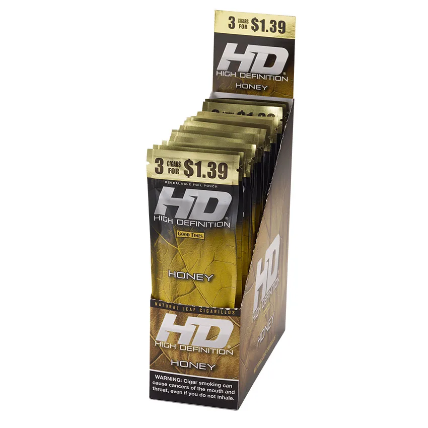 Good Times #HD Honey 3 for 1.39 Natural | Cigarillo | Upright of 45