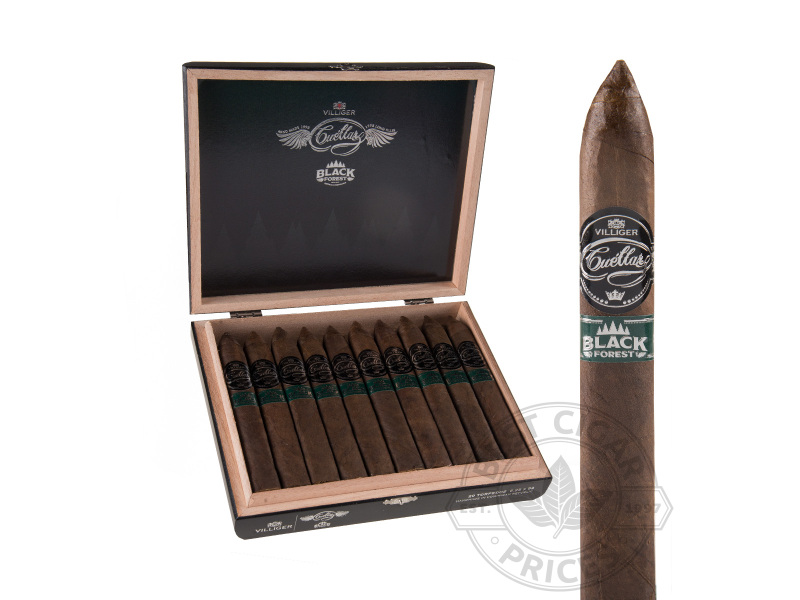 Cuellar Black Forest Torpedo By Villiger - 20 Cigars
