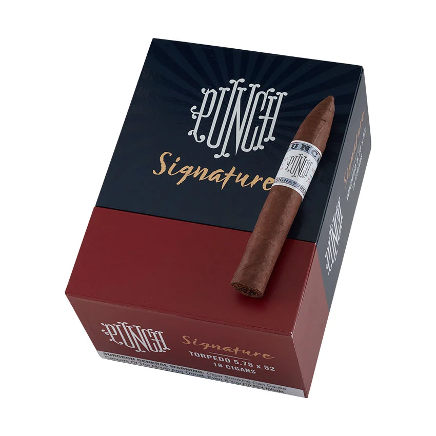 Punch Signature Torpedo Natural | Torpedo | Box of 18