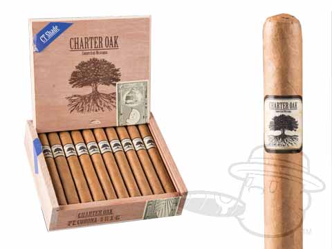 Charter Oak Connecticut Shade  Petite Corona - 20 Cigars