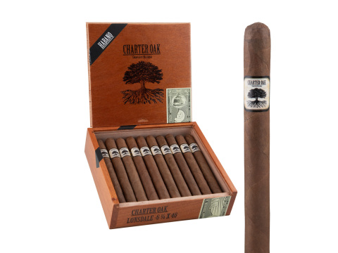 Charter Oak Connecticut Shade Lonsdale - 20 Cigars