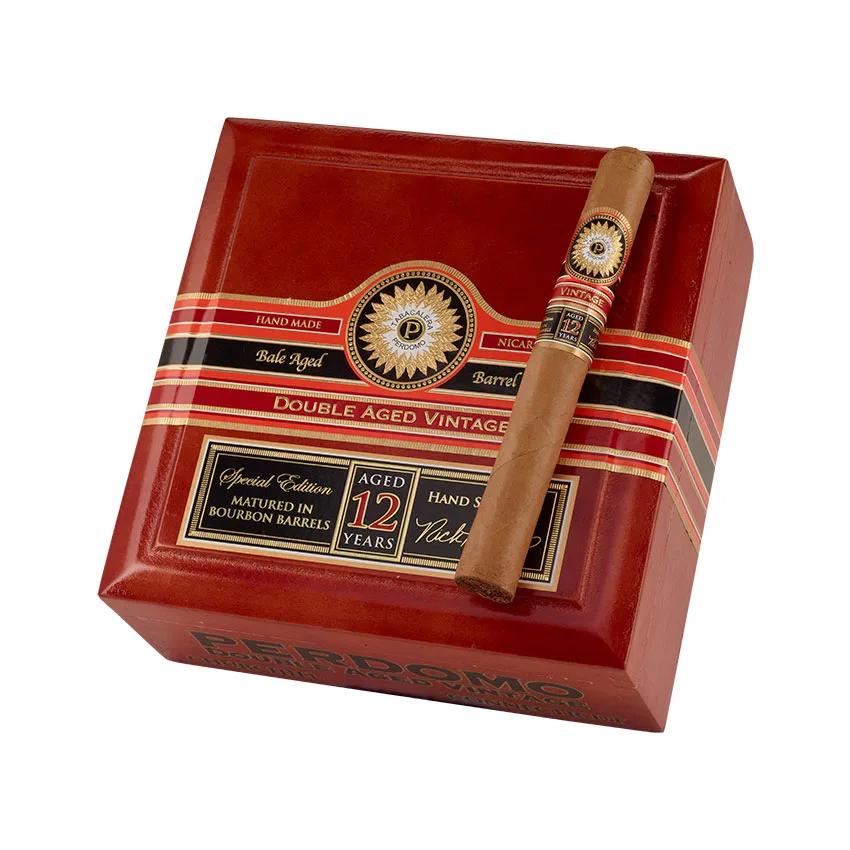 Perdomo Double Aged Connecticut Churchill Natural | Churchill | Box of 24