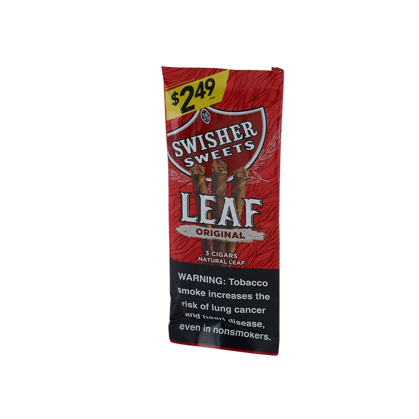 Swisher Leaf Original (3) Natural | Cigarillo | Pack of 3