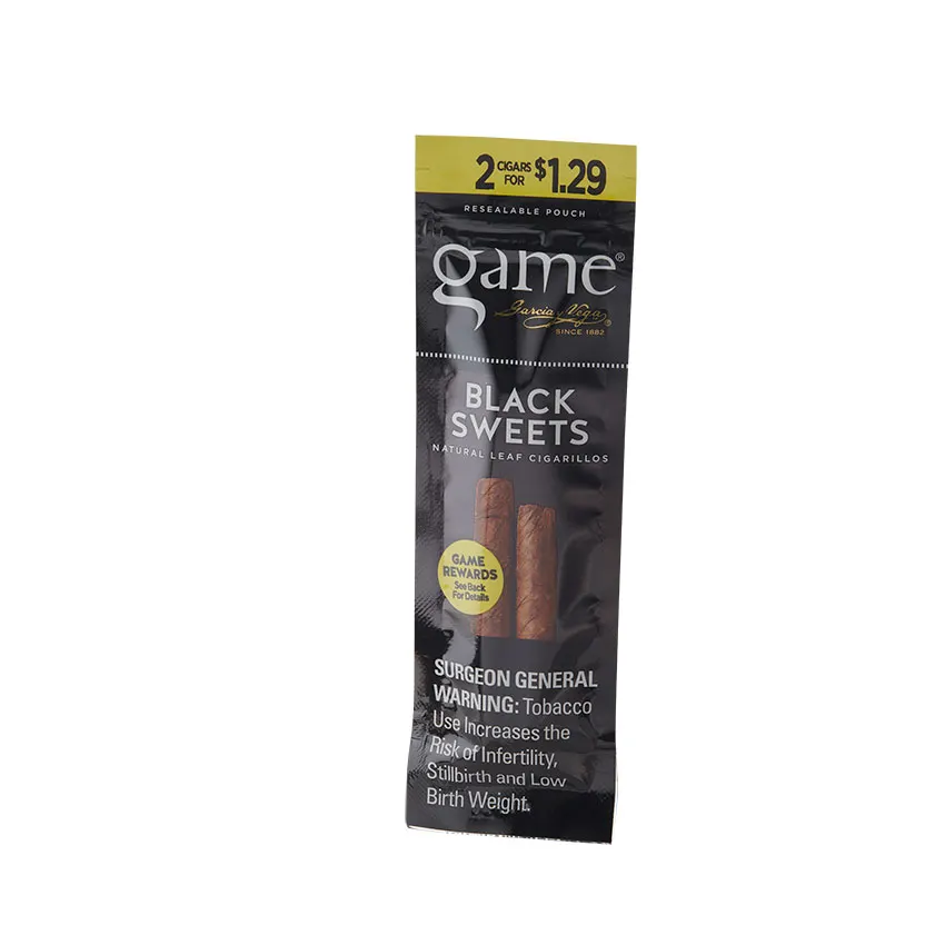 Garcia Y Vega 2 for 1.29 Black Sweet 2 Pack Natural | Cigarillo | Pack of 2