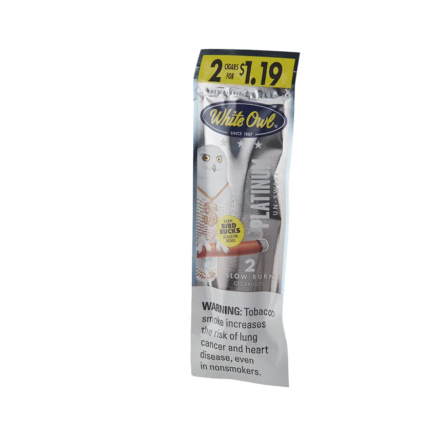 White Owl Foil Fresh Cigarillo (2) Natural | Cigarillo | Pack of 2