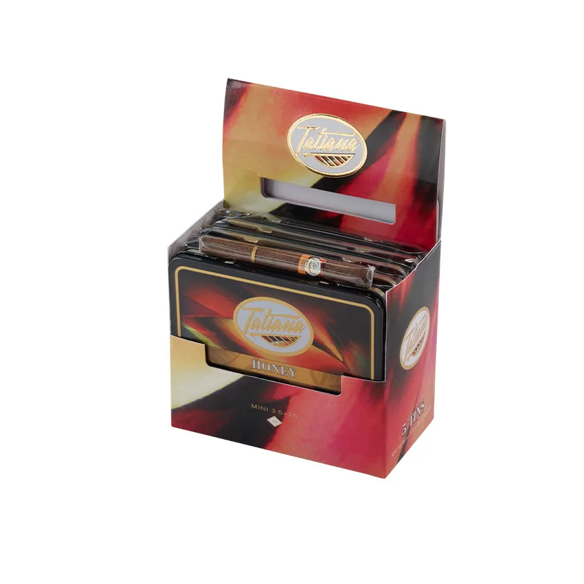 Tatiana Tins Honey (10) Natural | Cigarillo | Pack of 50