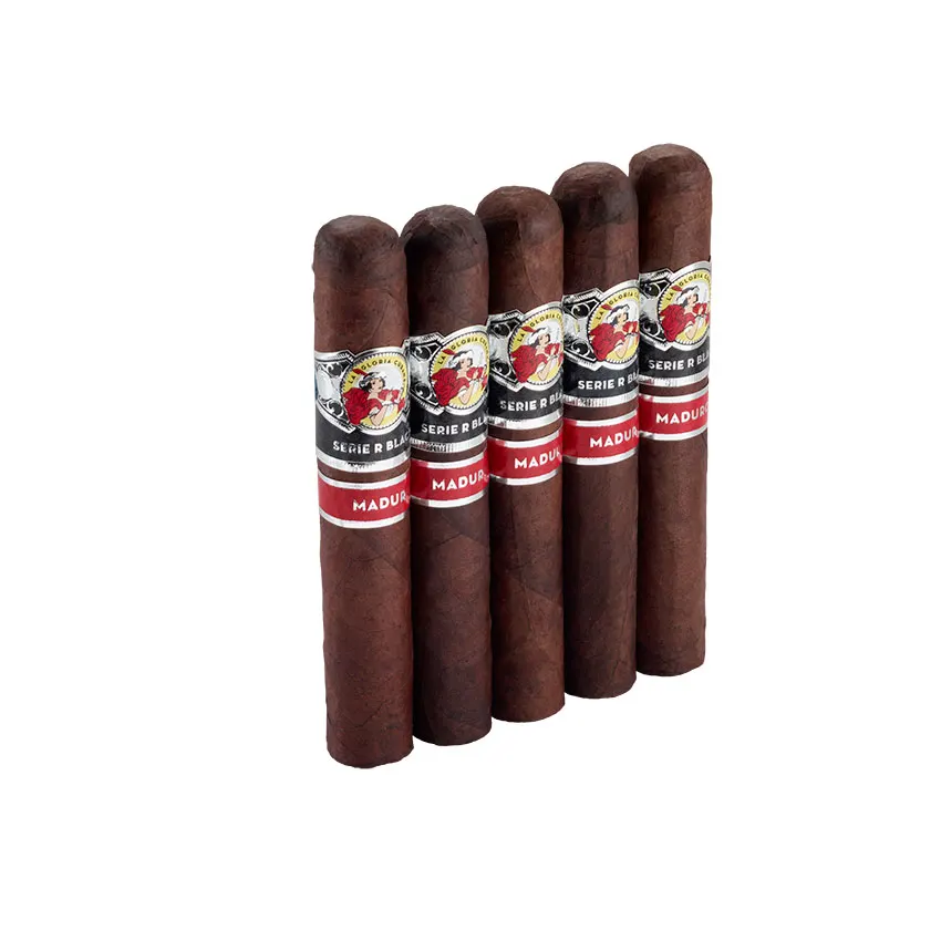 La Gloria Cubana Serie R Black Maduro No. 60 | Gordo | Pack of 5